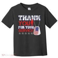 Thank You For Your Service Veterans Day Toddler T-Shirt thumb 0