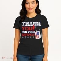 Thank You For Your Service Veterans Day Women's T-Shirt thumb 4