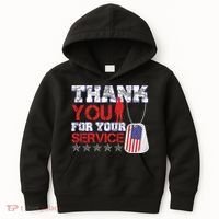 Thank You For Your Service Veterans Day Kids Hoodie thumb 0