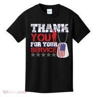 Thank You For Your Service Veterans Day Kids T-Shirt thumb 0
