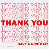 Thank You Have A Nice Day Grocery Bag Funny Doggie Tank thumb 4