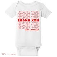 Thank You Have A Nice Day Grocery Bag Funny Baby Bodysuit thumb 0
