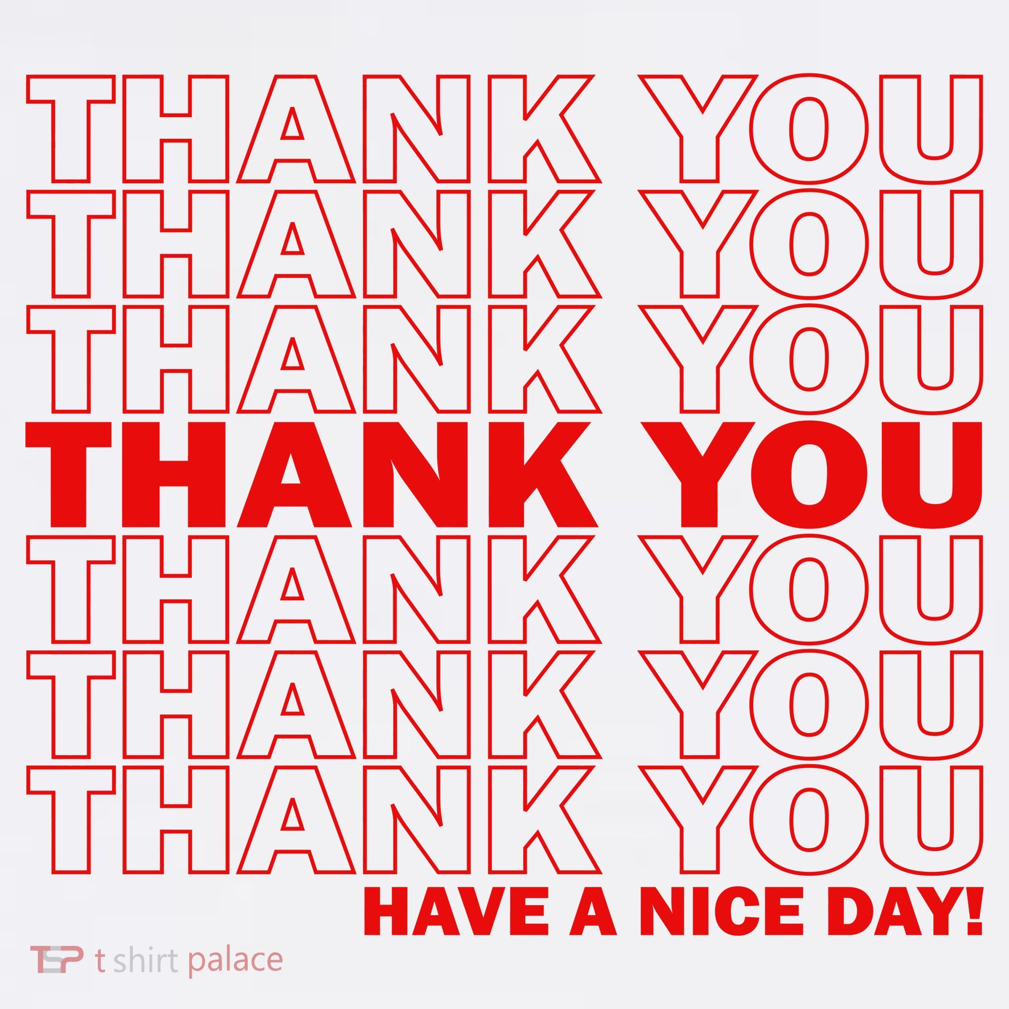 Thank You Have A Nice Day Grocery Bag Funny Kids Sweatshirt