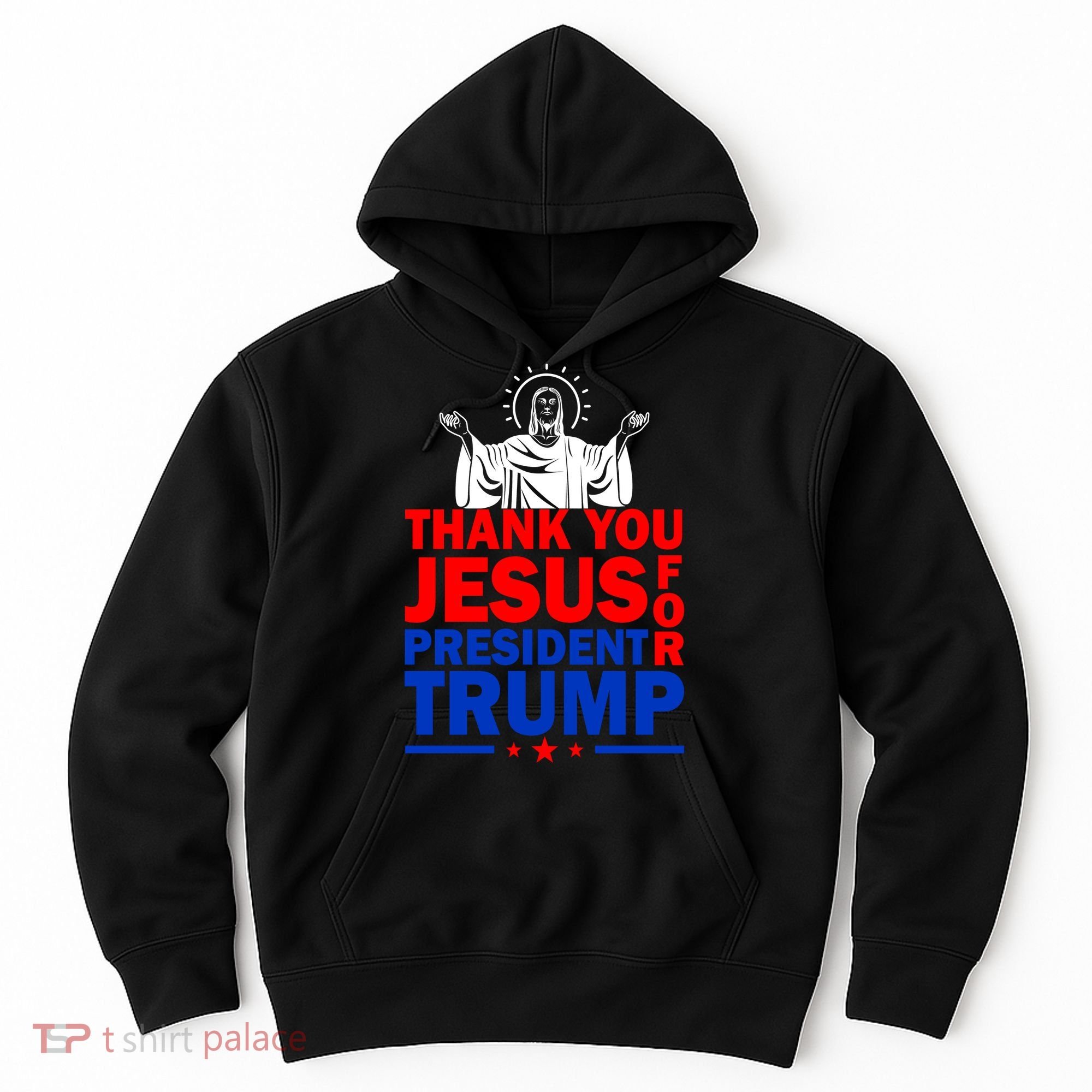 Thank You Jesus For President Trump Hoodie