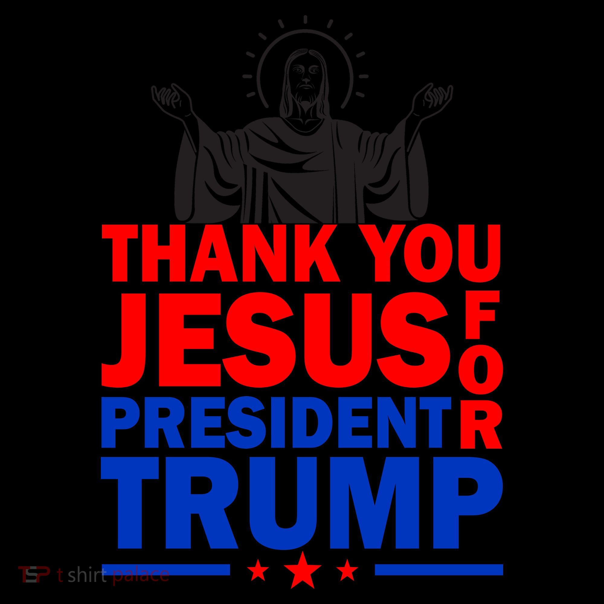 Thank You Jesus For President Trump Coffee Mug