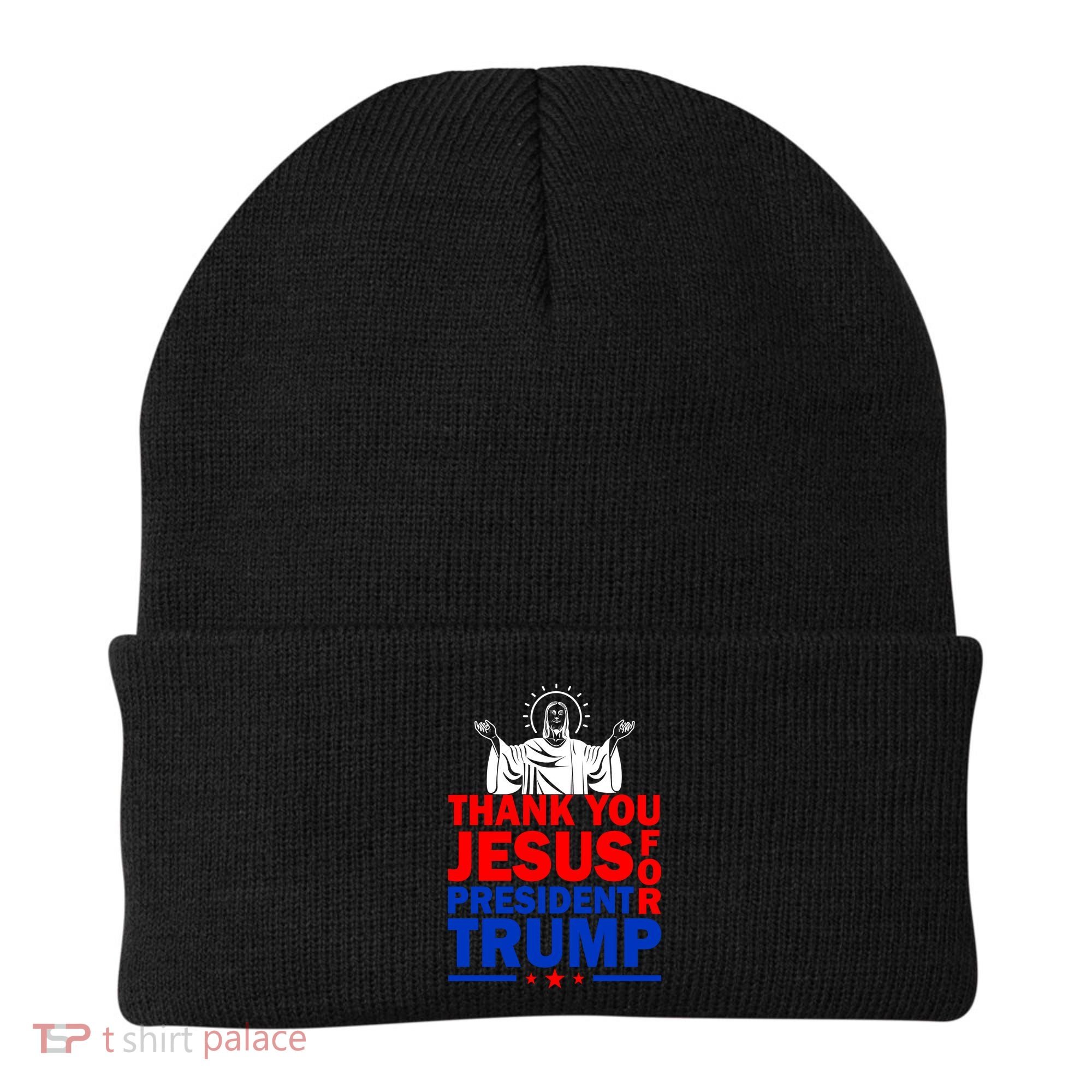 Thank You Jesus For President Trump Beanie