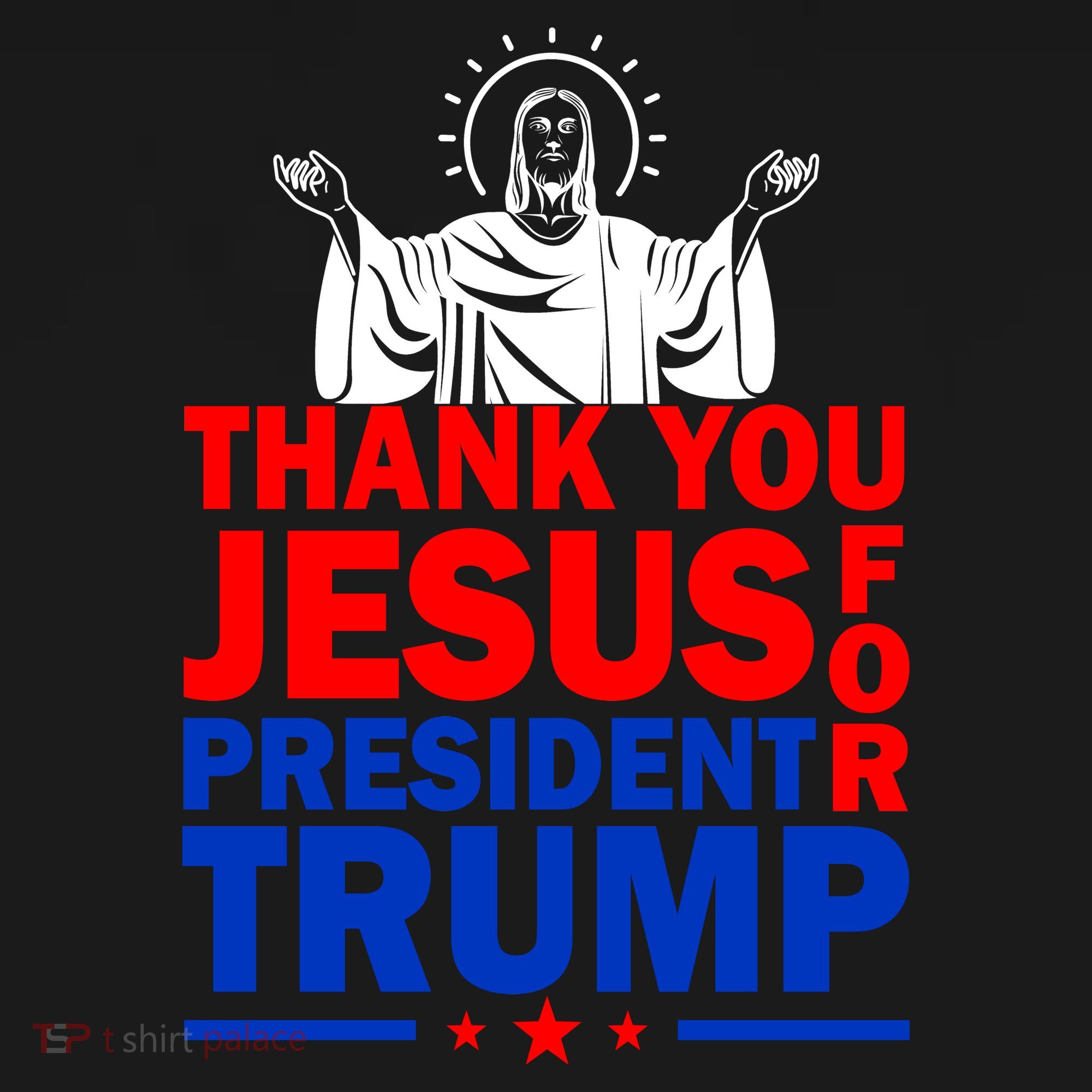 Thank You Jesus For President Trump Coaster