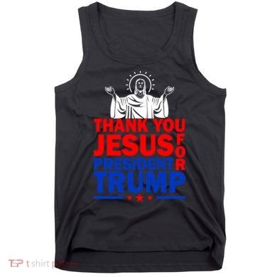 Thank You Jesus For President Trump Tank Top