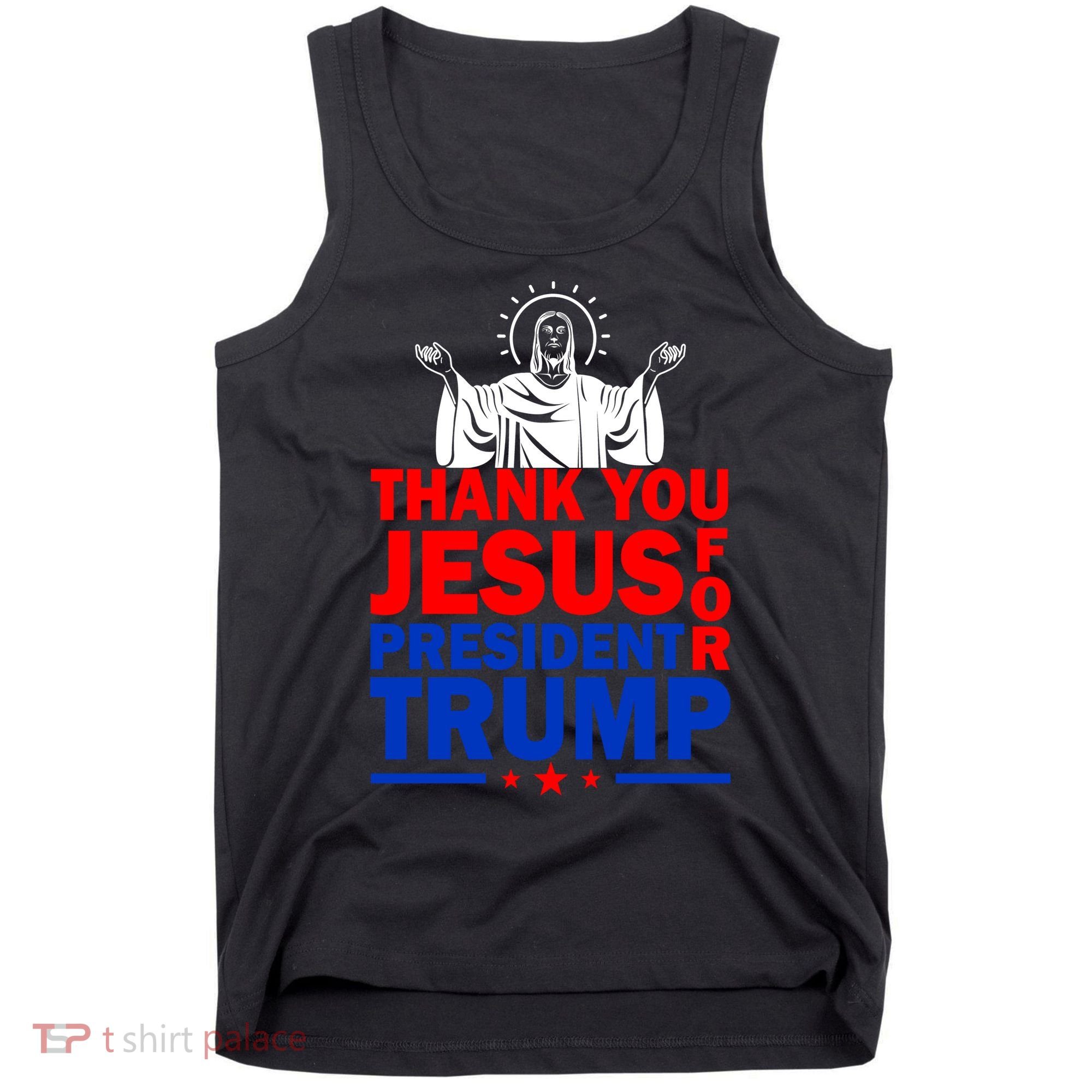 Thank You Jesus For President Trump Tank Top