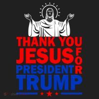 Thank You Jesus For President Trump Golf Towel thumb 3
