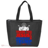 Thank You Jesus For President Trump Tote Bag thumb 0