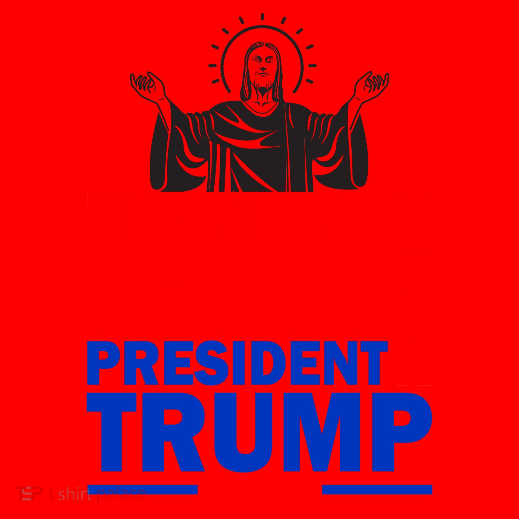 Thank You Jesus For President Trump Santa Hat