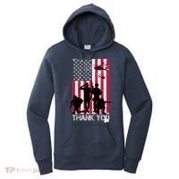 Thank You Memorial Day Soldiers USA Flag Women's Hoodie thumb 0