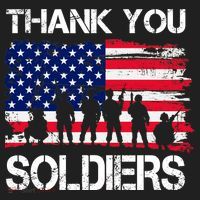 Thank You Soldiers Women's Sweatshirt thumb 2