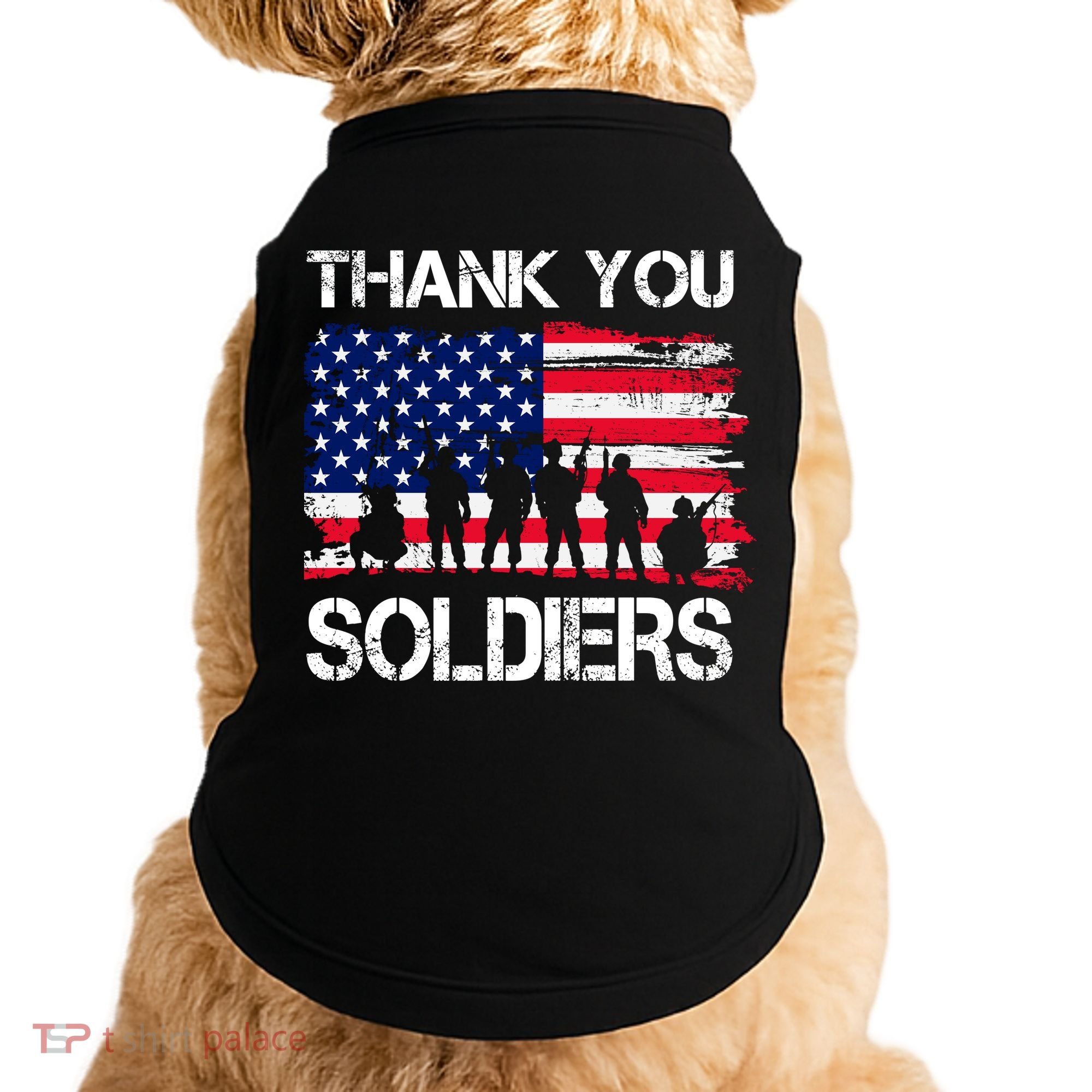 Thank You Soldiers Doggie Tank
