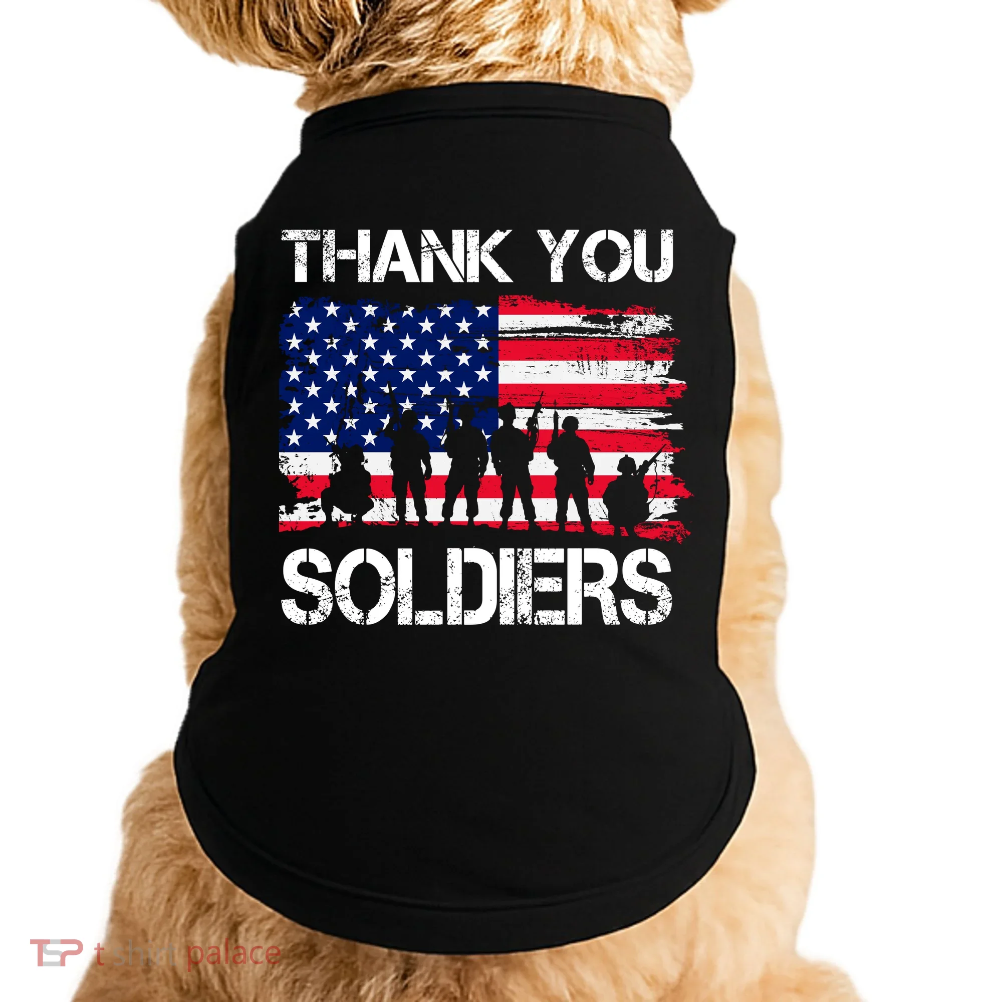 Thank You Soldiers Doggie Tank