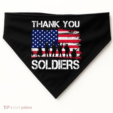Thank You Soldiers USA-Made Doggie Bandana