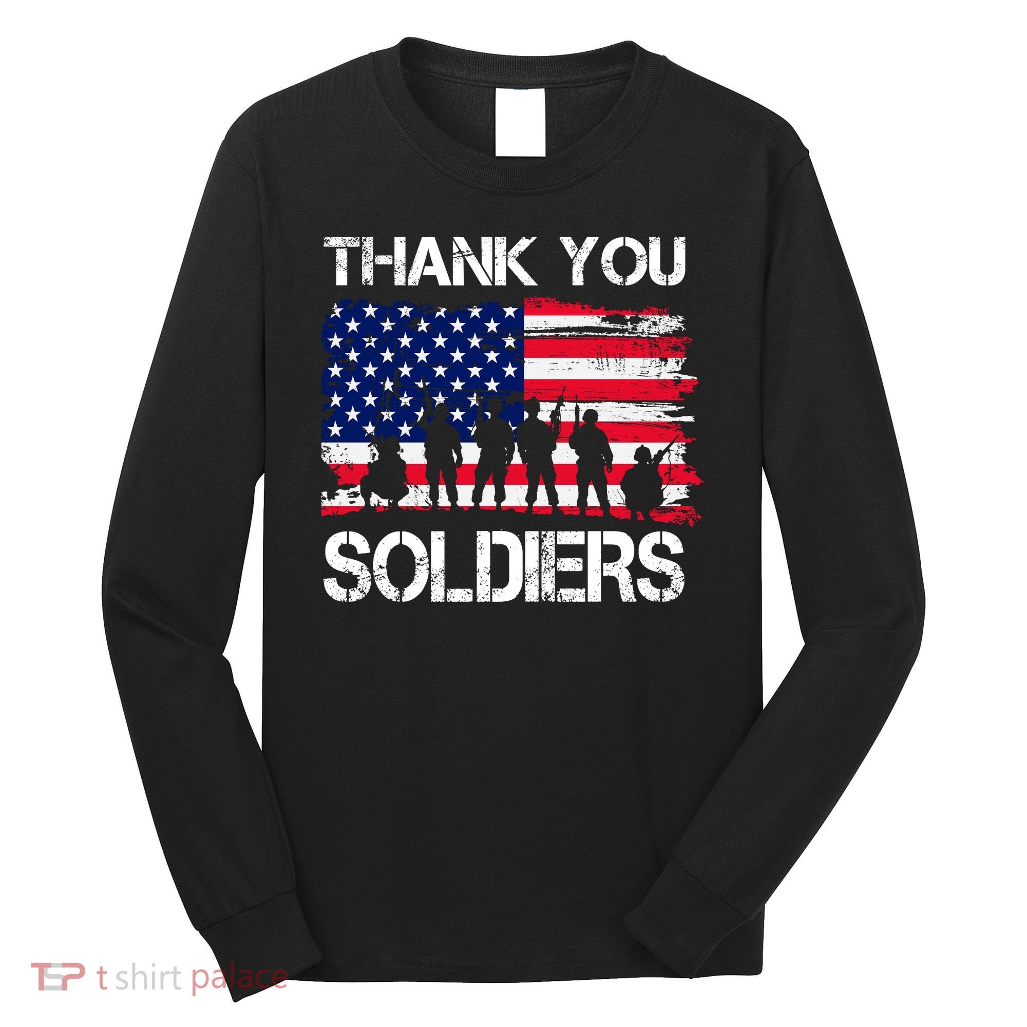 Thank You Soldiers Long Sleeve Shirt