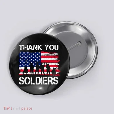 Thank You Soldiers Button