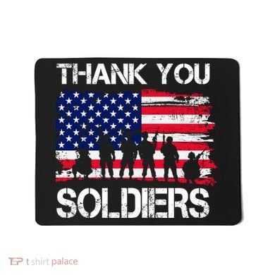 Thank You Soldiers Mousepad