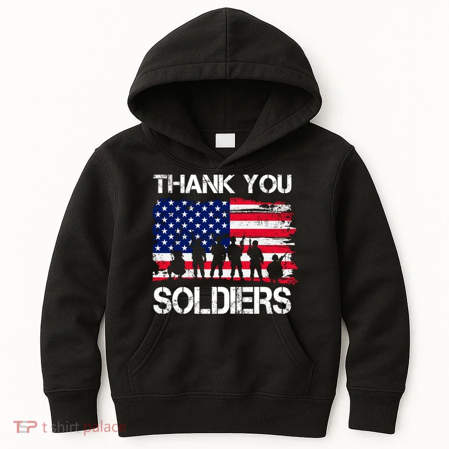 Thank You Soldiers Kids Hoodie