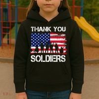 Thank You Soldiers Kids Hoodie thumb 3