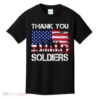 Thank You Soldiers Kids T-Shirt thumb 0
