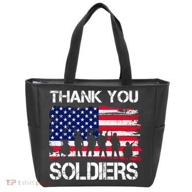 Thank You Soldiers Tote Bag