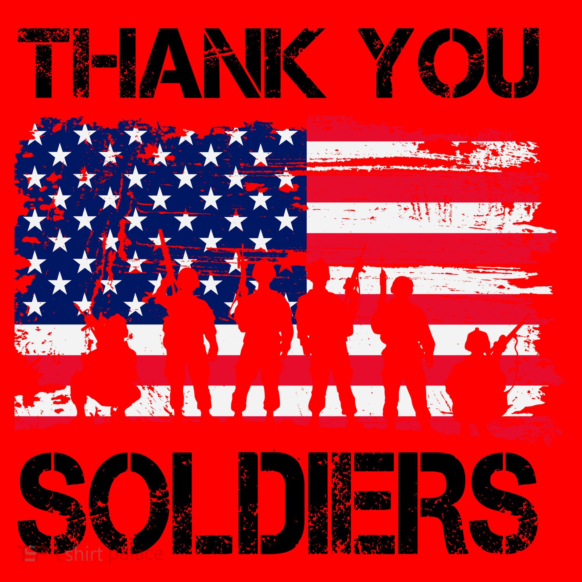 Thank You Soldiers Santa Hat