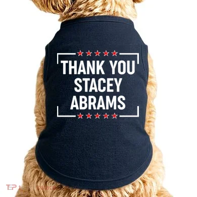 Thank You Stacey Abrams Doggie Tank