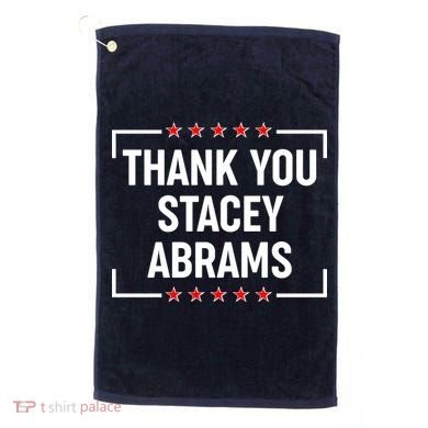 Thank You Stacey Abrams Golf Towel