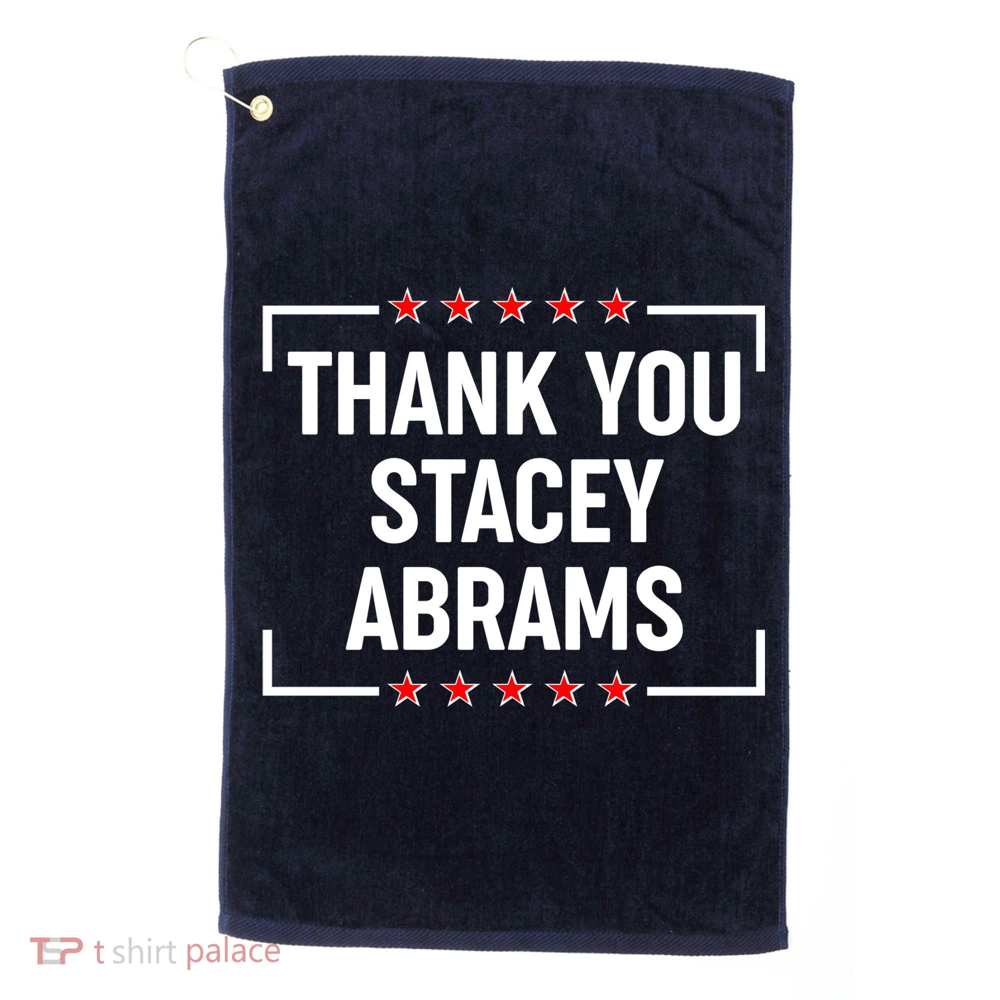 Thank You Stacey Abrams Golf Towel