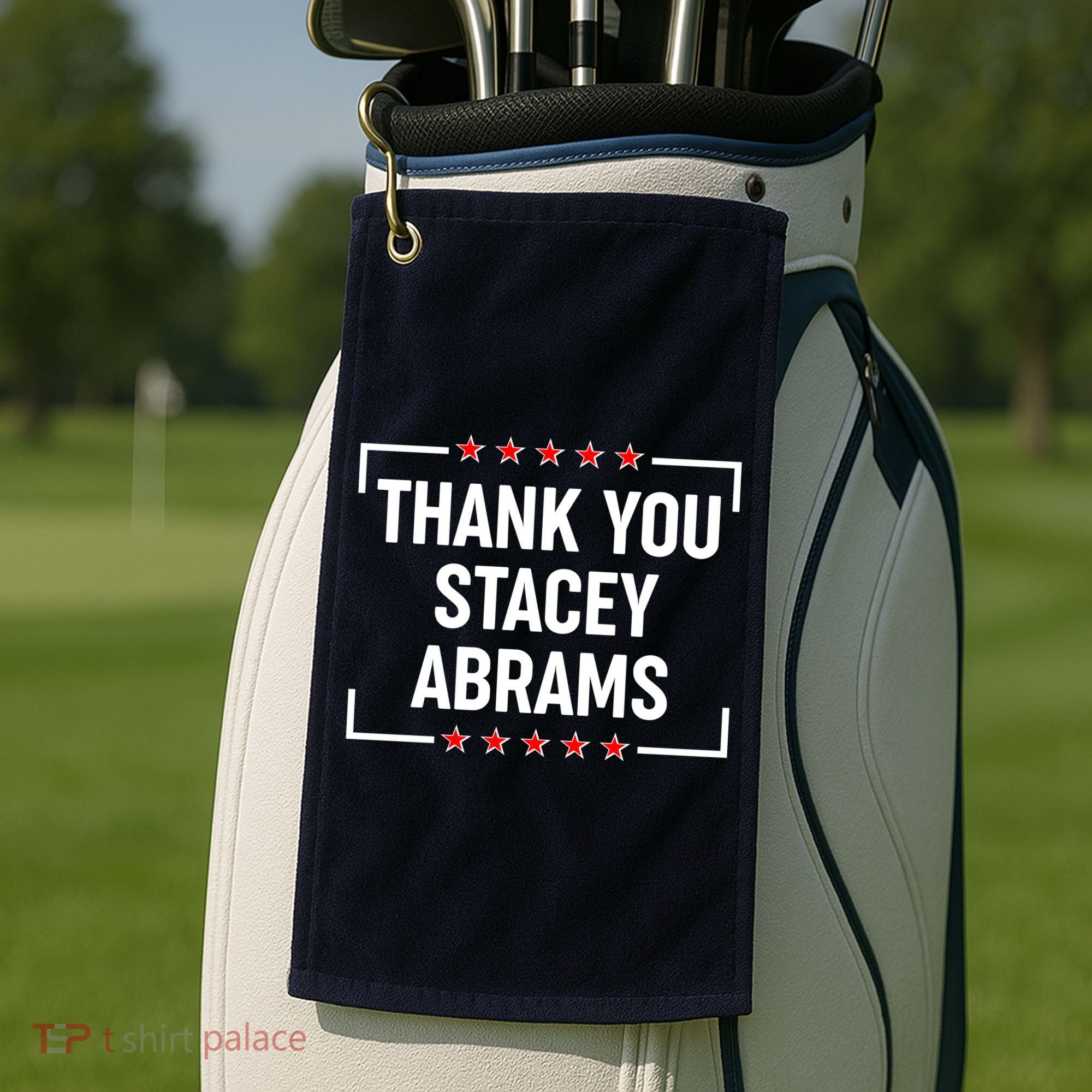 Thank You Stacey Abrams Golf Towel