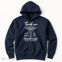 Thank You To All Those Fighting In The Frontline Hoodie thumb 0