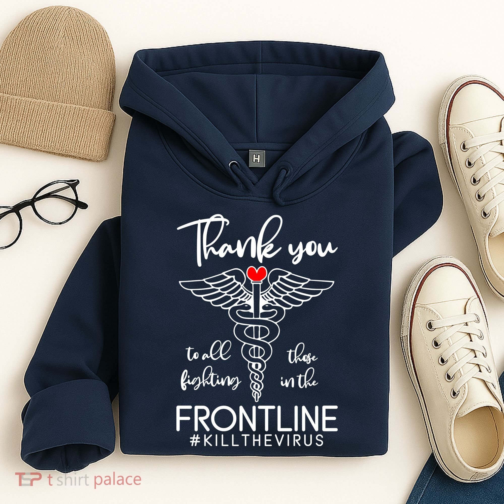 Thank You To All Those Fighting In The Frontline Hoodie