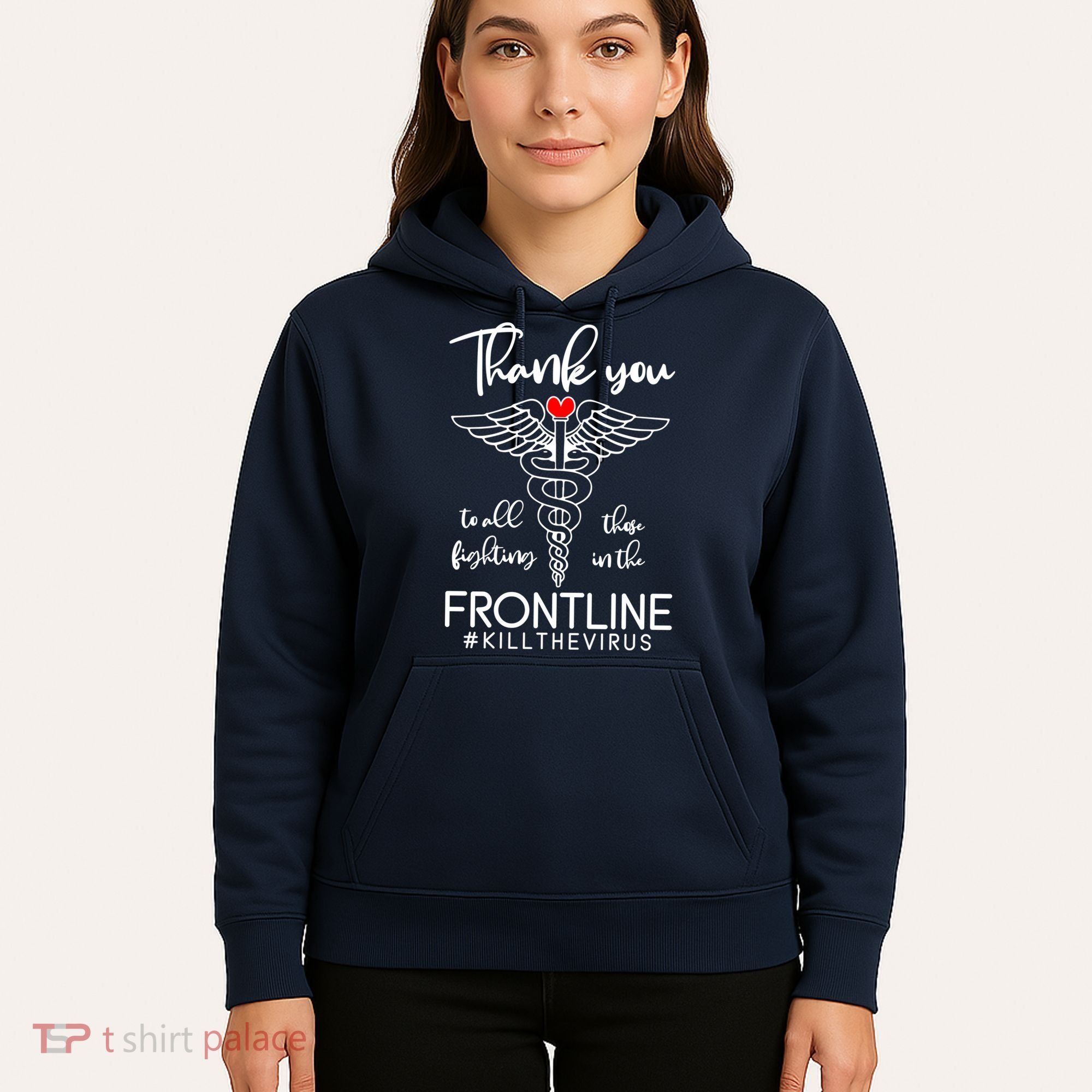 Thank You To All Those Fighting In The Frontline Hoodie