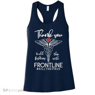 Thank You To All Those Fighting In The Frontline Women's Tank Top