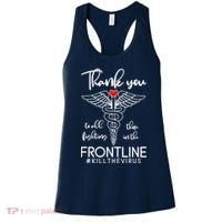 Thank You To All Those Fighting In The Frontline Women's Tank Top thumb 0