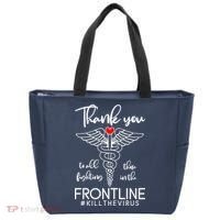 Thank You To All Those Fighting In The Frontline Tote Bag thumb 0