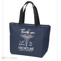 Thank You To All Those Fighting In The Frontline Tote Bag thumb 3