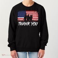Thank You USA Troops Women's Sweatshirt thumb 0