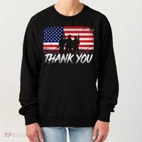 Thank You USA Troops Women's Sweatshirt thumb 0