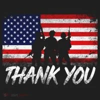 Thank You USA Troops Women's Sweatshirt thumb 2