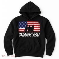 Thank You USA Troops Hoodie thumb 0