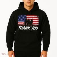 Thank You USA Troops Hoodie thumb 2