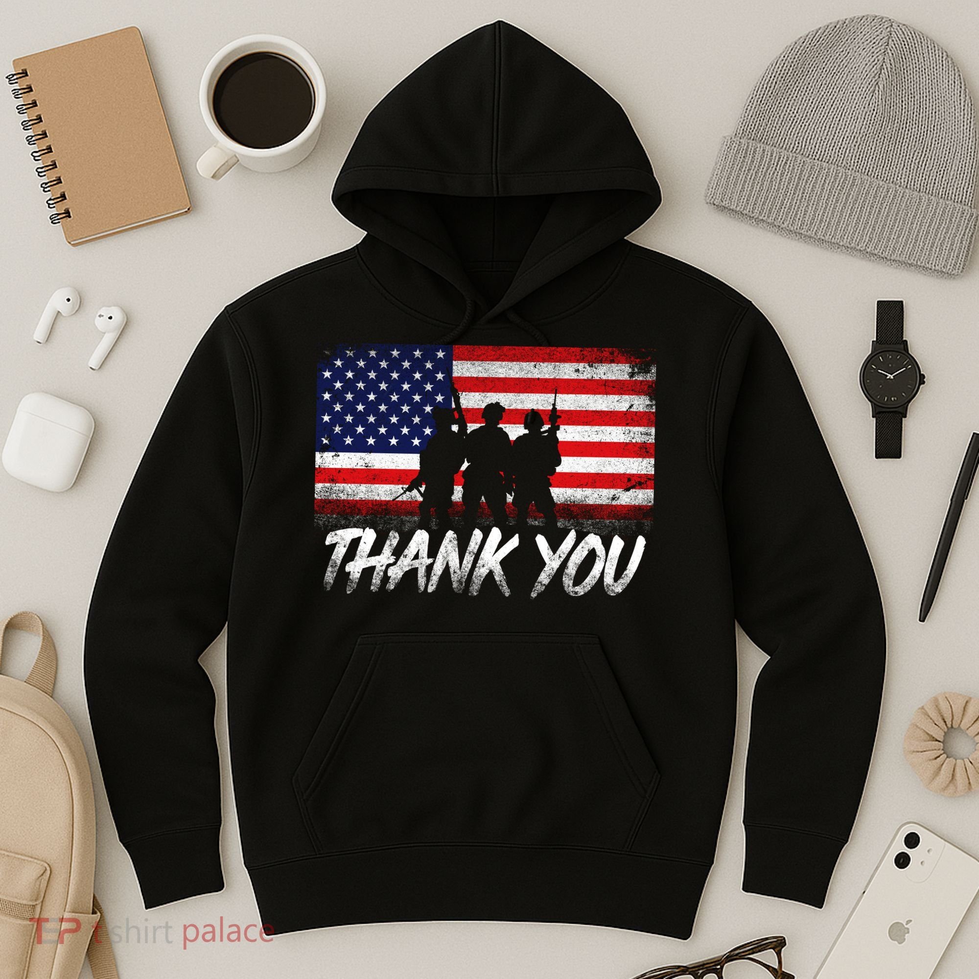 Thank You USA Troops Hoodie