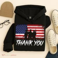 Thank You USA Troops Hoodie thumb 4