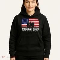 Thank You USA Troops Hoodie thumb 5