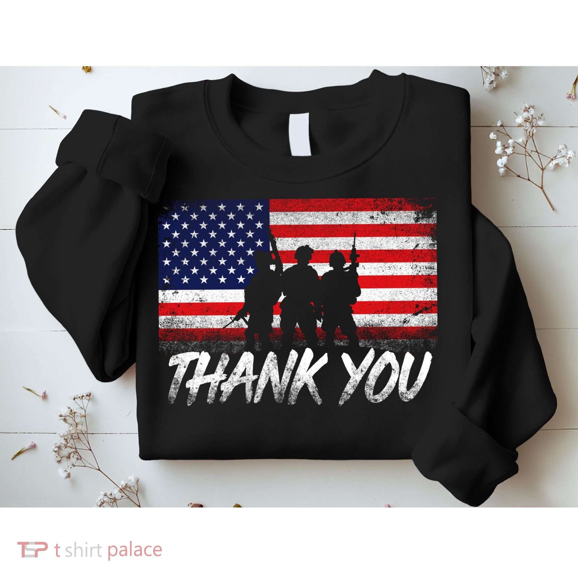 Thank You USA Troops Sweatshirt