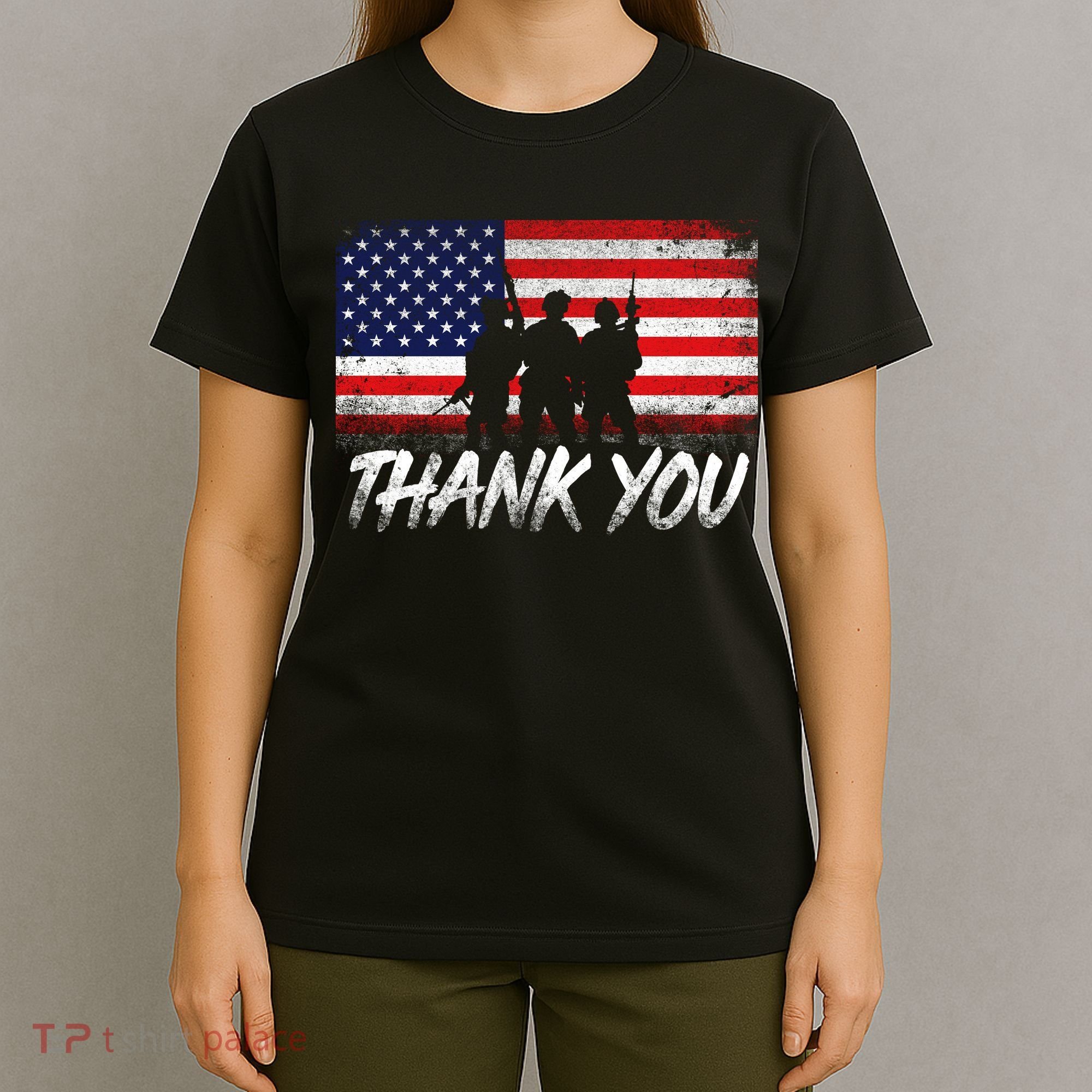Thank You USA Troops T-Shirt